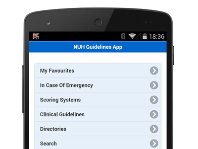 Clinical guidelines app - Chartered Institute of Ergonomics & Human Factors